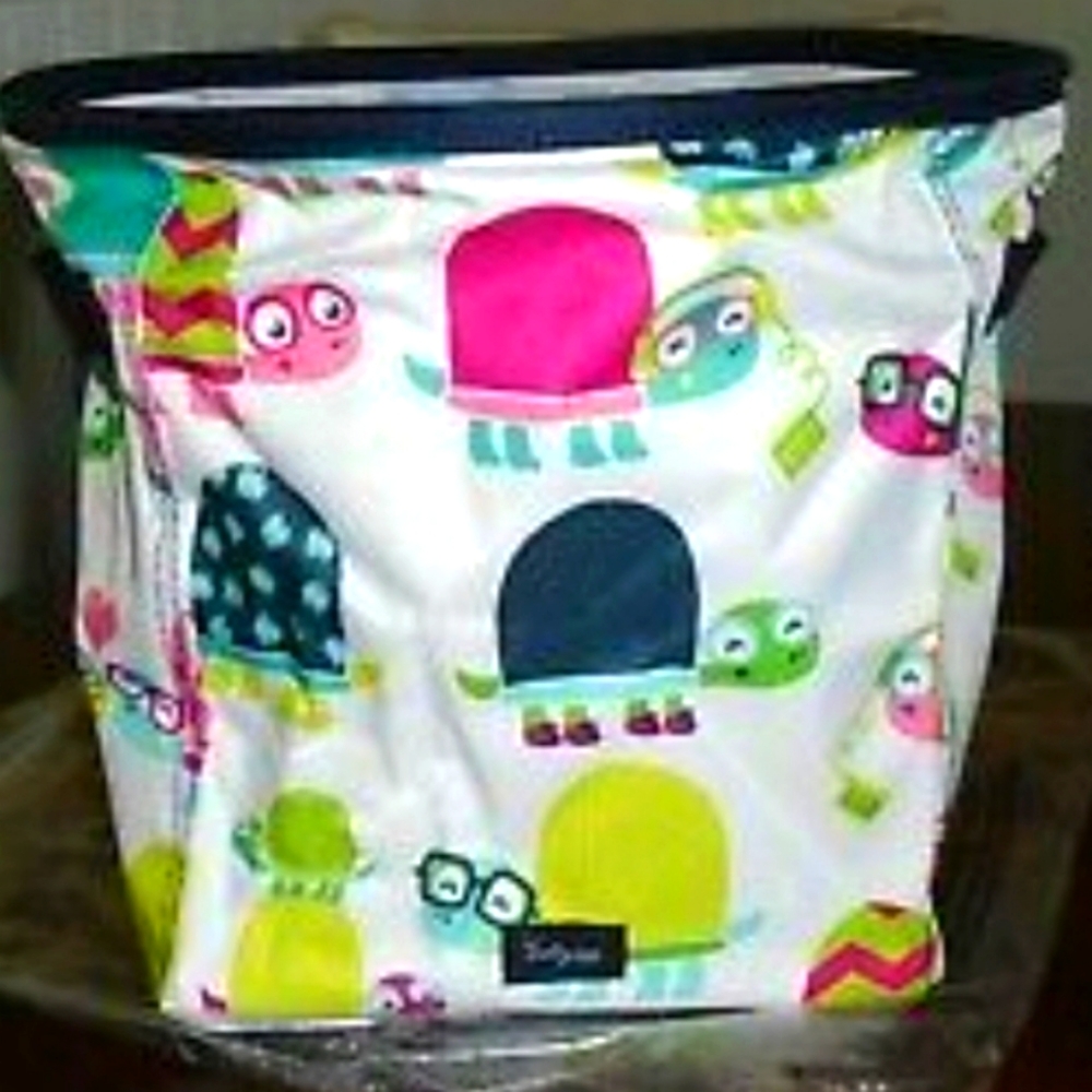 Set of 2 Mini Storage Bins in Dancing Diamond